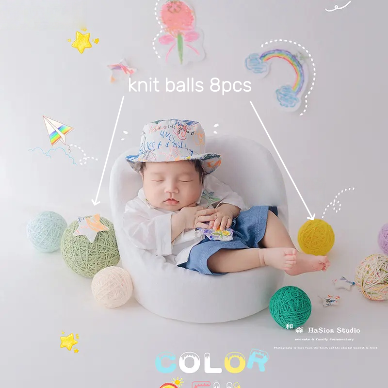 Knit Balls 8pcs